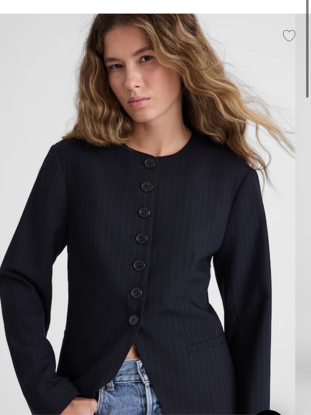 Madewell Nolita Cutaway Blazer